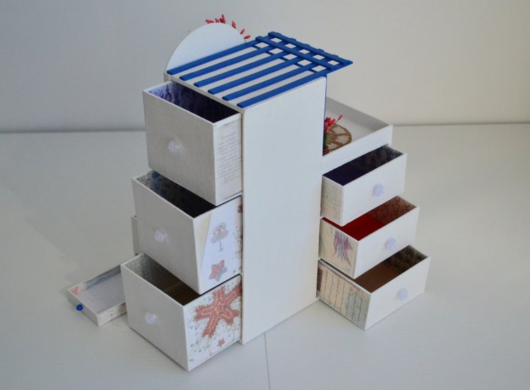 Греческая вилла — Румбоксы и кукольные интерьеры: фото (фото 7)