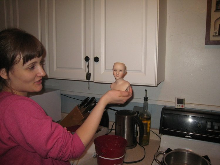 Как мы с Настей делали фарфоровую в воске Гунзель или "Наши руки не для скуки, и мы не ищем легких путей!" | Бэйбики Как мы с Настей делали фарфоровую в воске Гунзель или "Наши руки не для скуки, и мы не ищем легких путей!" (фото 7)