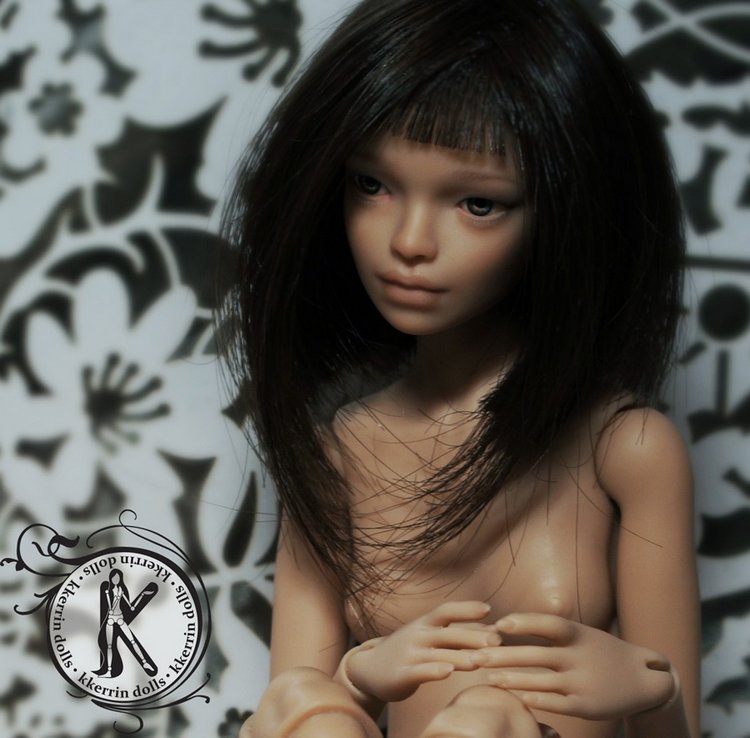 Шарнирная авторская кукла "Алиса" (27см, сменные глазки, ПУ), от KKeRRinDolls (фото 2)