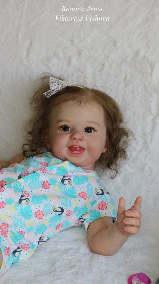 Малышка Хулиганка... куколка реборн Виктории Вишни (фото 8)