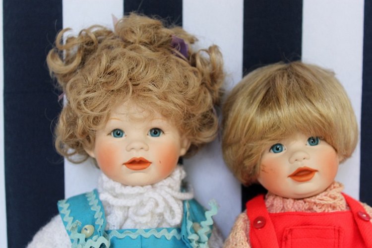 Большая коллекция Винтажных реплик с антикварных кукол - Часть 2 (фото 8)