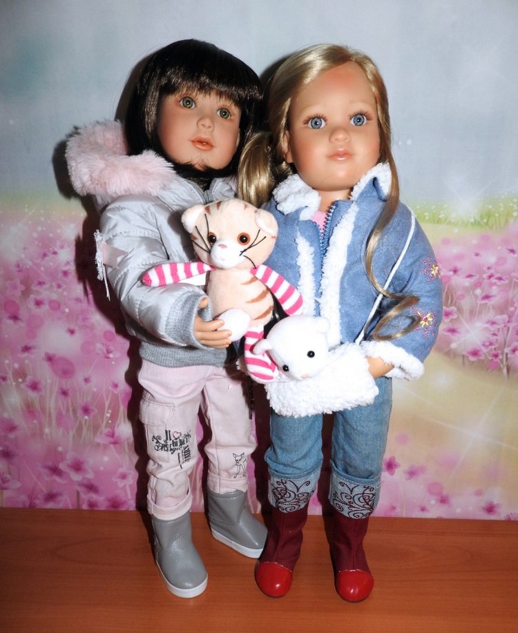 Зимняя куколка Nadin Kidz'n'Cats. ООАК