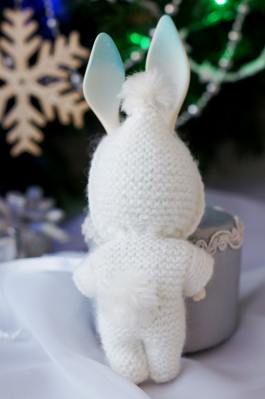 Зайка беленький под елочкой сидел... Dollzone Rabbit Senna (фото 10)