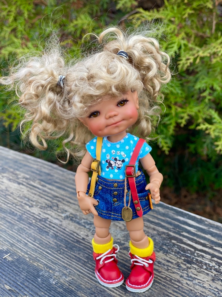 Стоят девчонки... стоят в сторонке. Meadow dolls (фото 6)