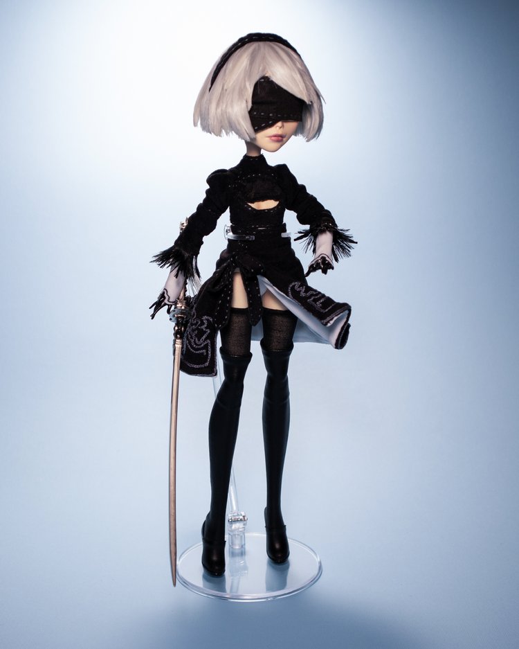 OOAK YoRHa No.2 Type B или 2B из NieR: Automata (фото 4)