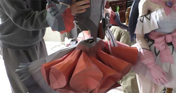 Бумажные скульптуры, papercraft