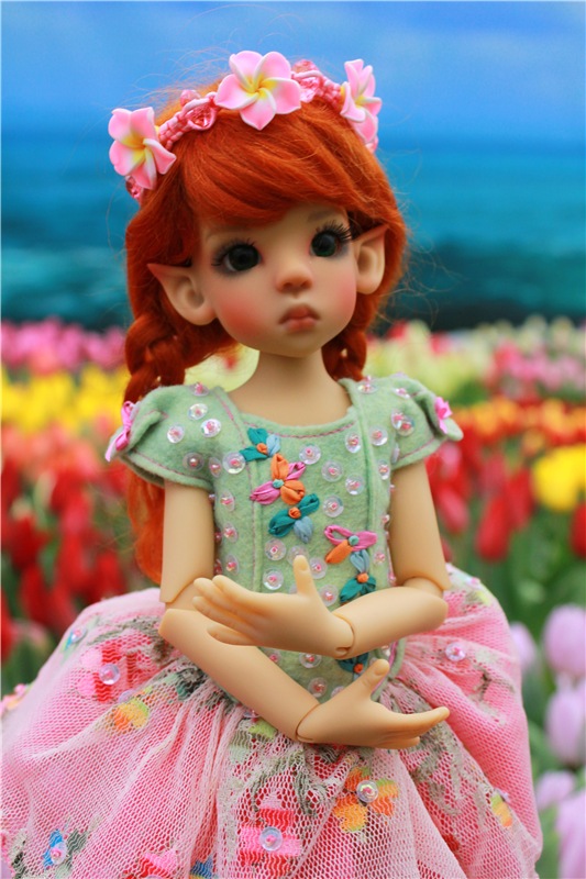Тюльпановый Рай. Выставка тюльпанов в Твери. Mini Layla elf Sunkissed skin от Kaye Wiggs