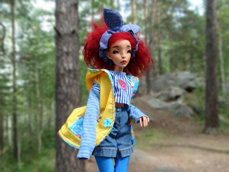 Каменный остров. Поездка с БЖД куколкой от Лиликэт