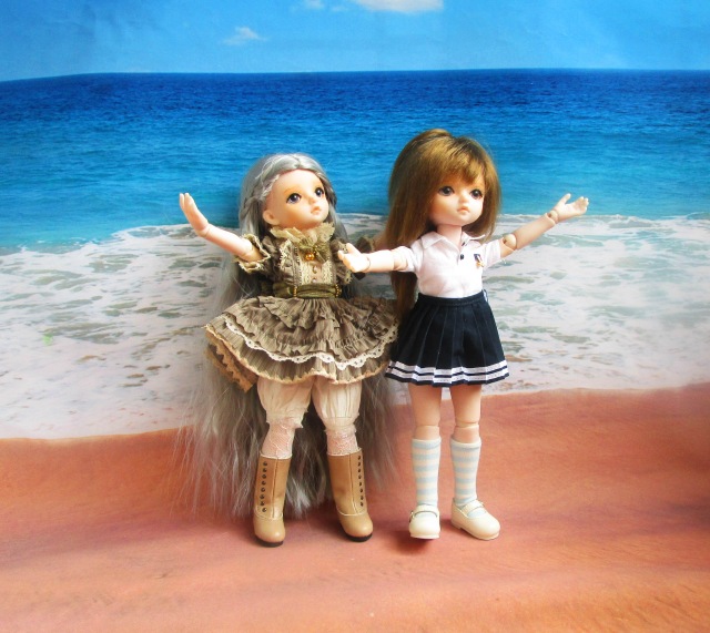 Две малышки из Китая — Разные шарнирные куклы (не БЖД): редкие