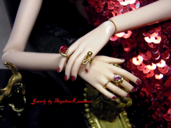 Продолжение Миниатюрной миниатюры или Новые кольца для кукол 1/6 (фото 8)