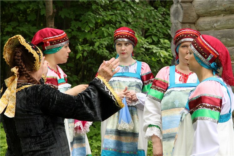 "Троицкие гуляния" в Василёво, 2017 год, продолжение. Архитектурно-этнографический музей под открытым небом "Василёво"