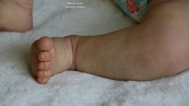 Малышка Хулиганка... куколка реборн Виктории Вишни (фото 9)