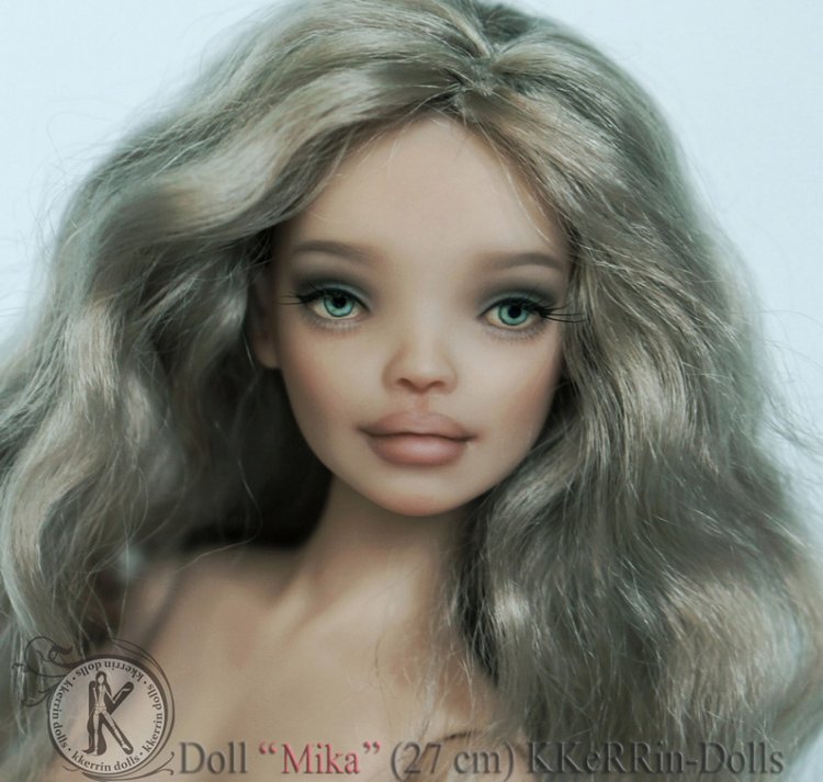 Шарнирная авторская кукла "Мика" (27см, сменные глазки, ПУ), от KKeRRin-Dolls (фото 10)