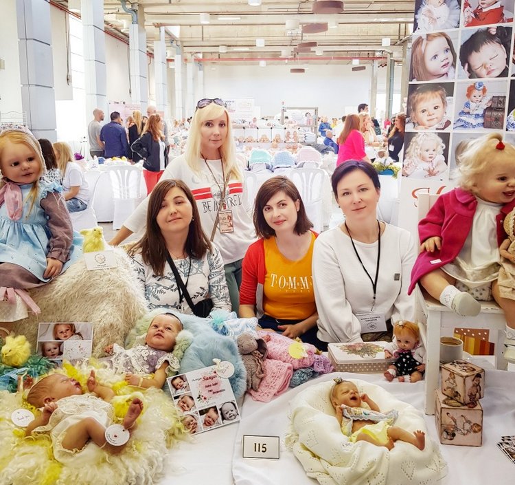 Выставка кукол реборн в Валенсии. Expo Doll Show Valencia 2019 (фото 10)