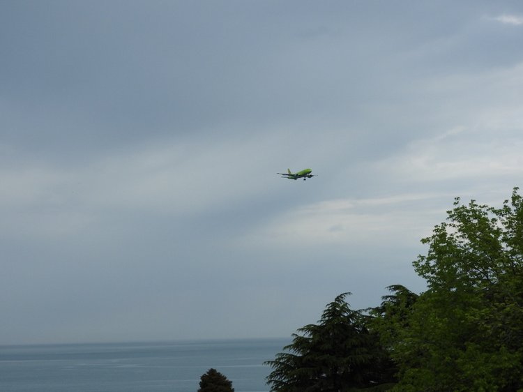 Сочи-Адлер: Южное Взморье - наблюдения за самолетами