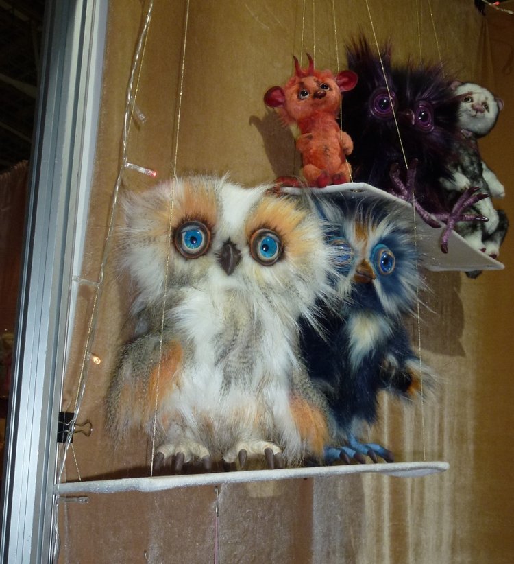 X Юбилейная выставка - Искусство Куклы (Гостиный Двор - 2019) - ЁЖИКИ и СОВУШКИ