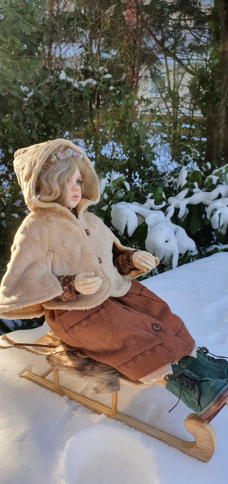 Розочка на снегу — Куклы Dollshe Craft (Доллше): BJD (БЖД)