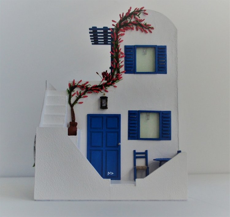 Греческая вилла — Румбоксы и кукольные интерьеры: фото (фото 2)