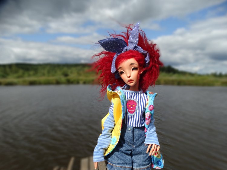 Каменный остров. Поездка с БЖД куколкой от Лиликэт