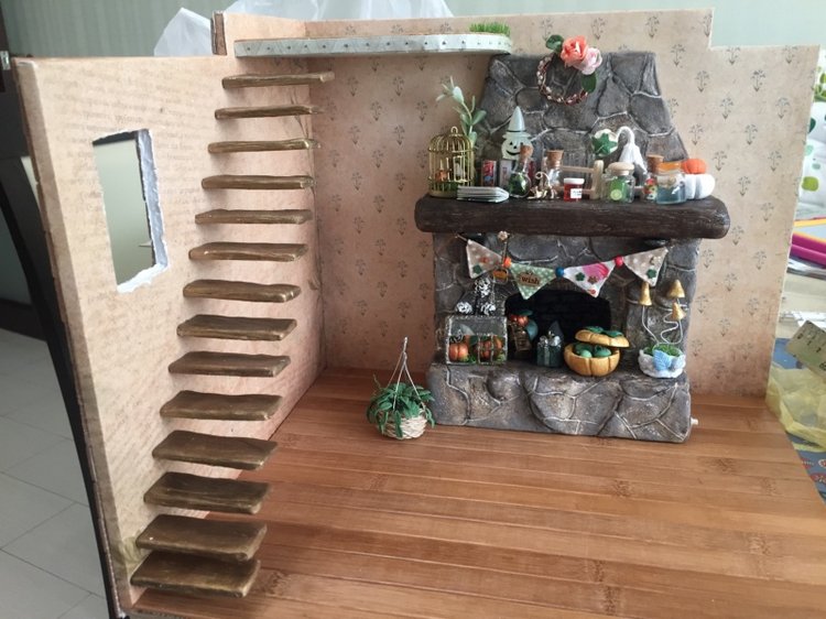 Строим каминный уголок — Мебель для кукол и домиков: фото