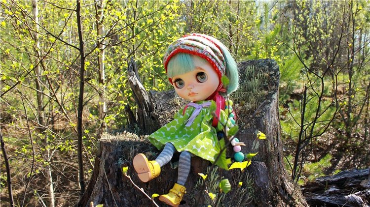 Долгая дорога к Волге. Custom Blythe Doll UFO Go Go Takara (фото 5)