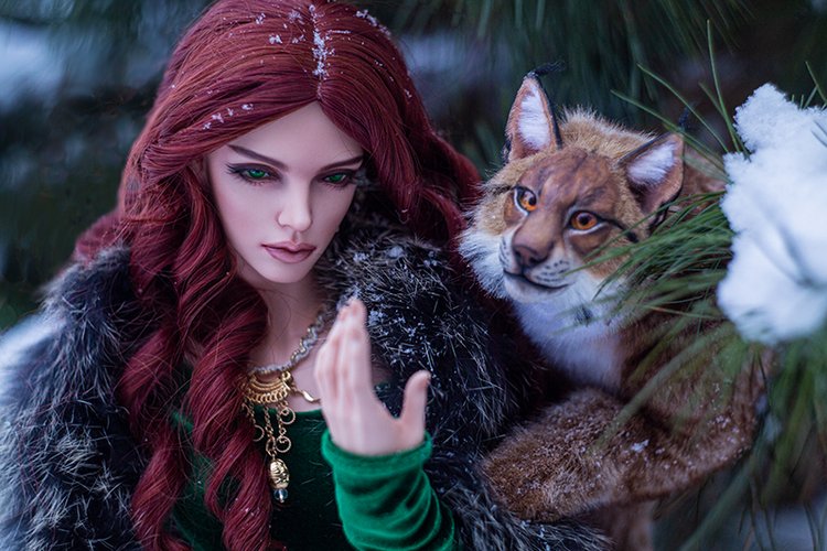 Госпожа Зимы и ее Зверь — Куклы Iplehouse (Иплхаус): BJD (БЖД) (фото 6)