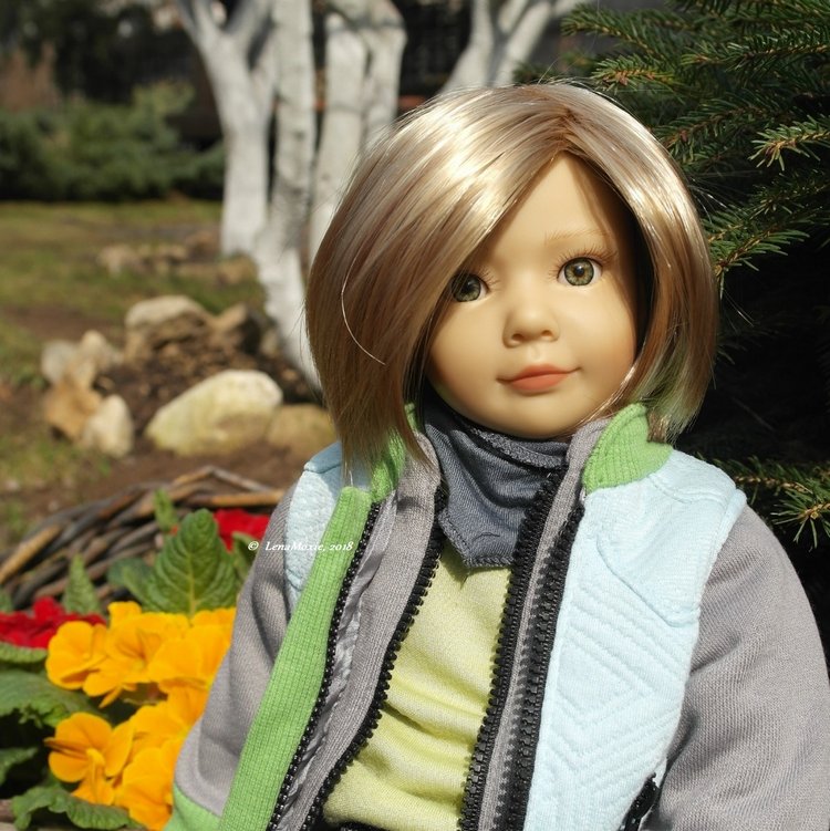 Тарас в апрельском саду — Куклы Kidz'n'Cats (Соня Хартман): шарнирные 46 см (фото 6)