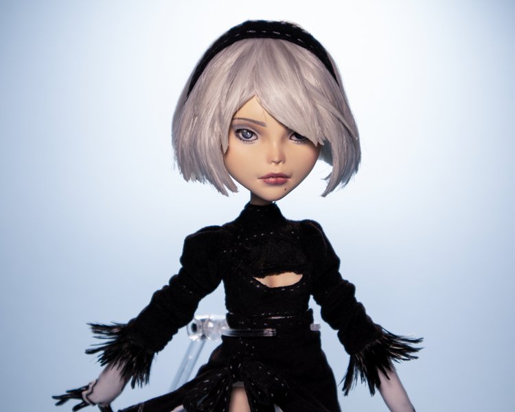 OOAK YoRHa No.2 Type B или 2B из NieR: Automata (фото 10)