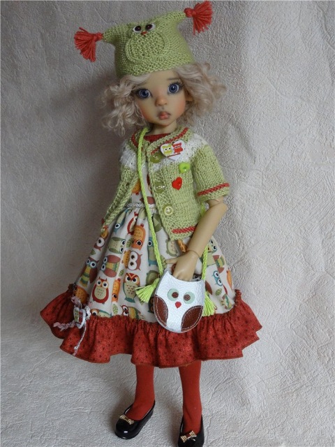 Еще немножко "рукотворчества" для каешек. Лайла-Совенок