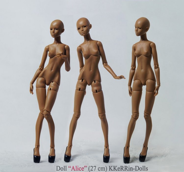 Шарнирная авторская кукла "Алиса" (27см, сменные глазки, ПУ), от KKeRRinDolls (фото 4)