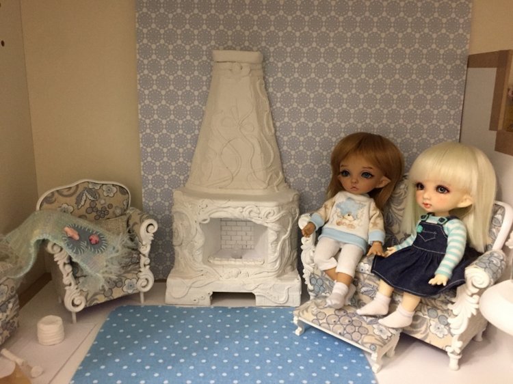 Вот такой вот был камин — Мебель для кукол и домиков: фото (фото 4)