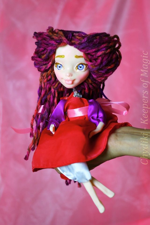 Chydiki - Fairy OOAK Art dolls, artist collectible fantasy clay toys - 6