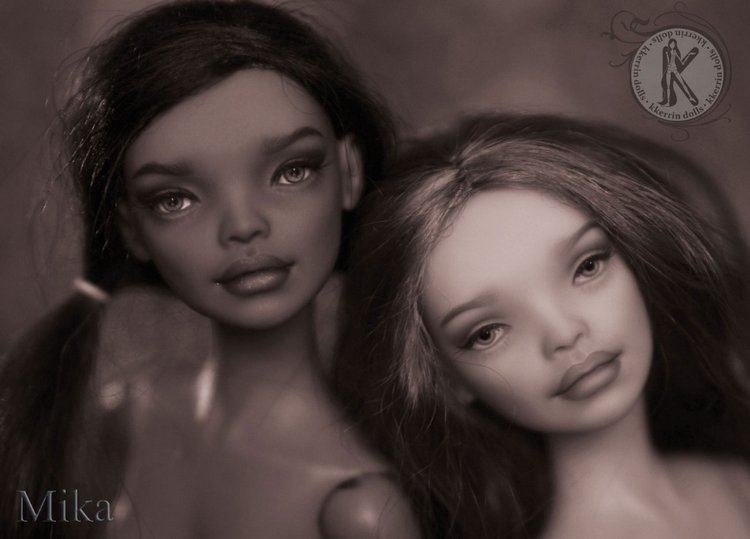 Шарнирная авторская кукла "Мика" (27см) от KKeRRin-Dolls (1часть)