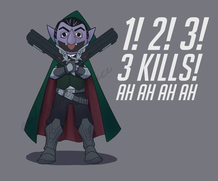 Улица Сезам - частичка детства. Граф фон Знак