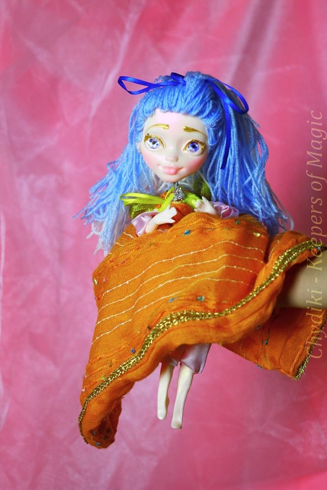 Chydiki - Fairy OOAK Art dolls, artist collectible fantasy clay toys - 6