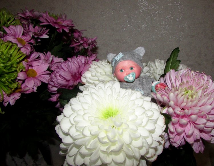 " В листочках зимних Хризантем" (фото 2)