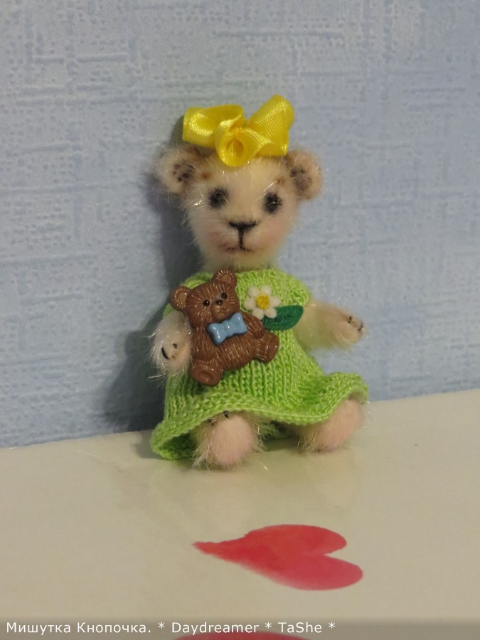 Мишутка Кнопочка — Авторские мишки Тедди и друзья: фото (фото 5)