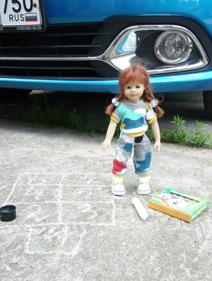Наше лето. Коллекционная кукла Светочка Heidi Piusczok