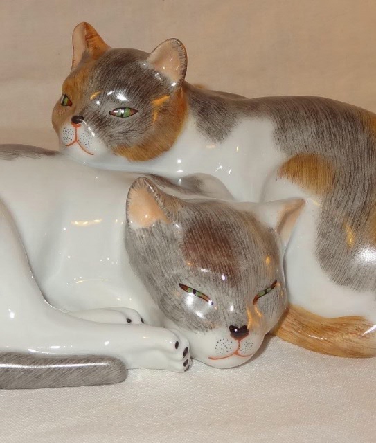 Мой кошачий мир — Фарфоровые статуэтки и фигурки: винтаж