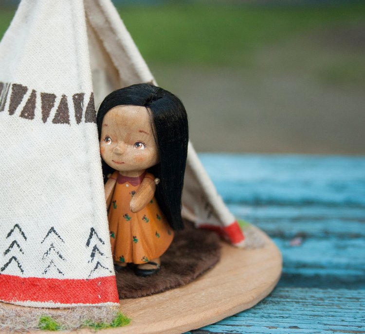 Деревянная индейская девочка Муна и ее увлекательная история (фото 4)