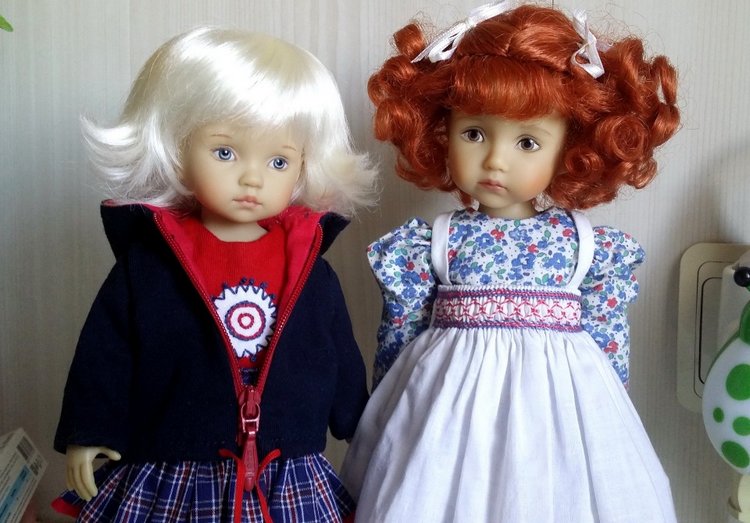 Ура! Сестрёнка приехала! Куколки от Dianna Effner Boneka