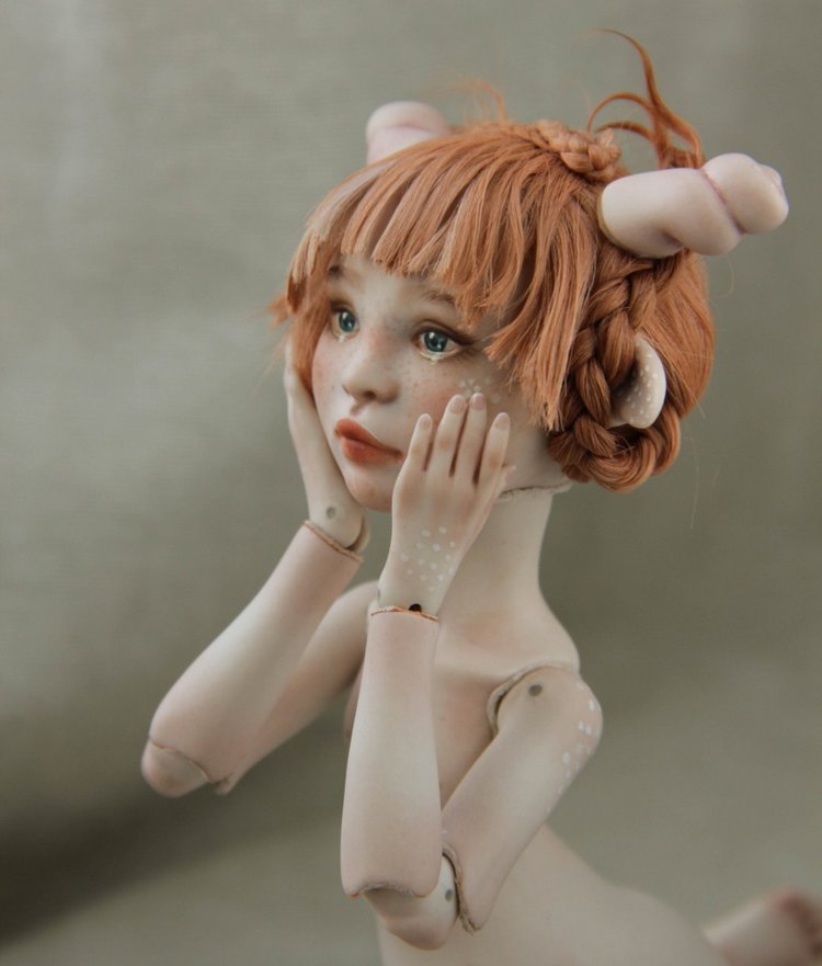 Тилли. Маленькая фарфоровая фавна