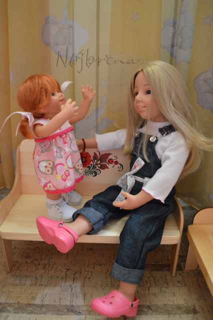 Мебель для кукол Хохлома. Вихтели Rosemarie Anna Muller