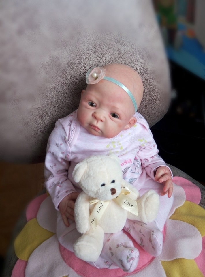 Малышка реборн Kandy скульптор Sebilla Bos (фото 6)