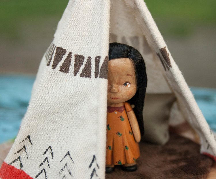 Деревянная индейская девочка Муна и ее увлекательная история (фото 3)
