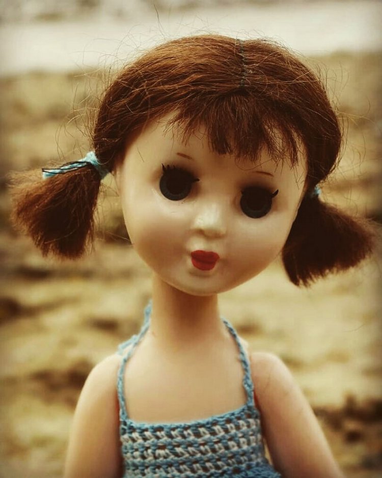 Пляжные ретро-фото для стареньких кукол (фото 9)