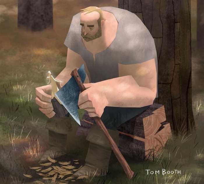 Сентиментальная история о дровосеке и его любимой