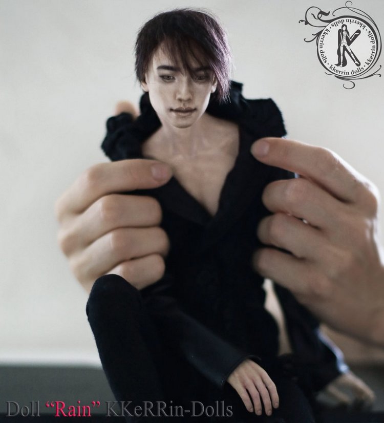 Авторская шарнирная кукла «Рейн», 47 см (фото 5)