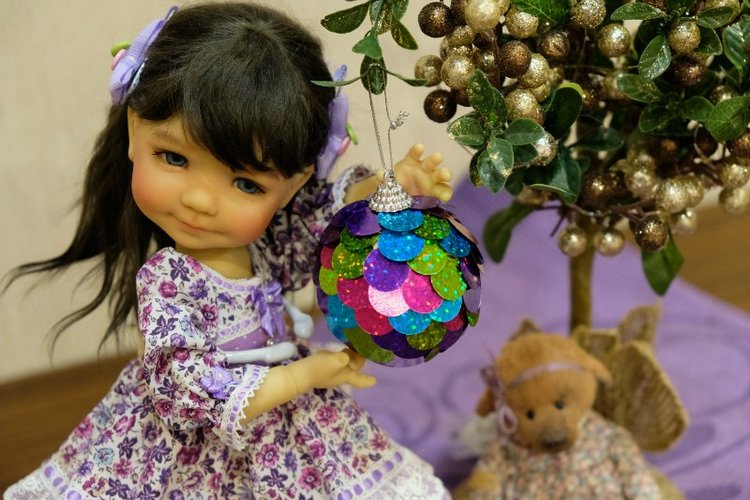 Полинка (Бейли от Meadow Dolls) поздравляет с Новым Годом (фото 3)