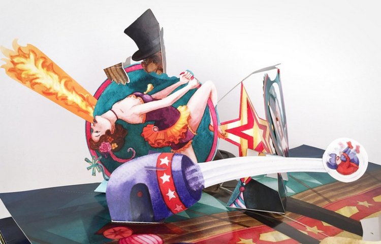 "Circus Zingaro" Pop-up Book